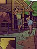 Gammy's a cleaning and milking expert - My MOM the reality TV star by jab comix