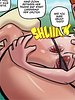Slide your hand down between her thighs and start caressing her crotch - The Displacements by jab comix
