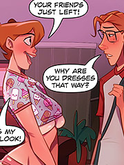 I chose the right day to do a milf cosplay - The 4 Naughties, Swapping Roles (Part 02) by welcomix (tufos)