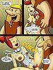 The Flintstones - Fred, Wilma, Dino, Betty Rubble, Barney by Cartoonza