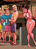 We walked for a while - Animated tales: Lost and without our clothes at the waterfall by Welcomix (Tufos)