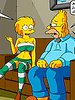 I got so horny that my dick is bulging tight un my pants - The Simptoons, Christmas at nursing home by welcomix (tufos)