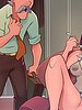 He finds Anna completely relaxed, snacking on olives and cheese slices - The Naughty Snacks, A little snack after work by welcomix (tufos)