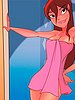 Here comes Anna, appears only in a towel, offering help - The Naughty Home animation - Getting a suntan (Part 02) by welcomix (tufos)