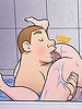I love sucking your big fat cock - Santo Playa by jabcomix