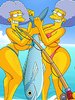 Hold tight on the stick - The Simptoons - Orgy on the fishing trip by welcomix (tufos)
