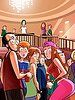 She swallowed it all at once - The Wealthy Gang in Raging party at the mansion by welcomix
