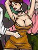 Dirty finger rubbing up and down her hairy pink pussy - Beggars take my wife and my life by Illustrated interracial 2016
