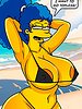 I'm already going to take off the top of my bikini - The Simptoons, Burying it deep in the sand by welcomix (tufos)
