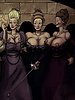 The others wait as desiree gathers etheric energy to work her spell -  Artemis Club, The Bountiful Gardens Affair by Botcomics