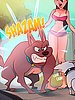 My hero, you deserve a gift - The Naughty Home Taking Sparky for a walk by welcomix (tufos)