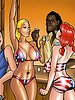 Look at the hot bitch in the racist bikini - The flag girls get fucked by Kaos 2016