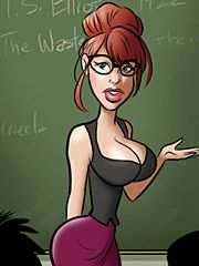 Hot for Ms.Cross by Moose by john persons interracial and taboo art